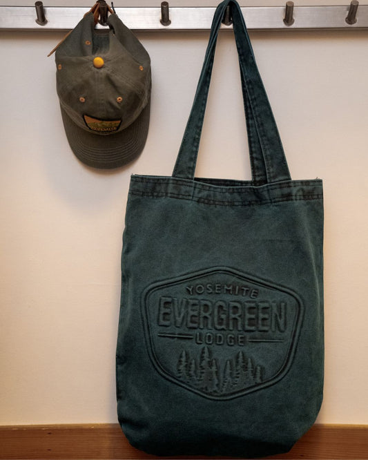 Evergreen Lodge Denim Tote