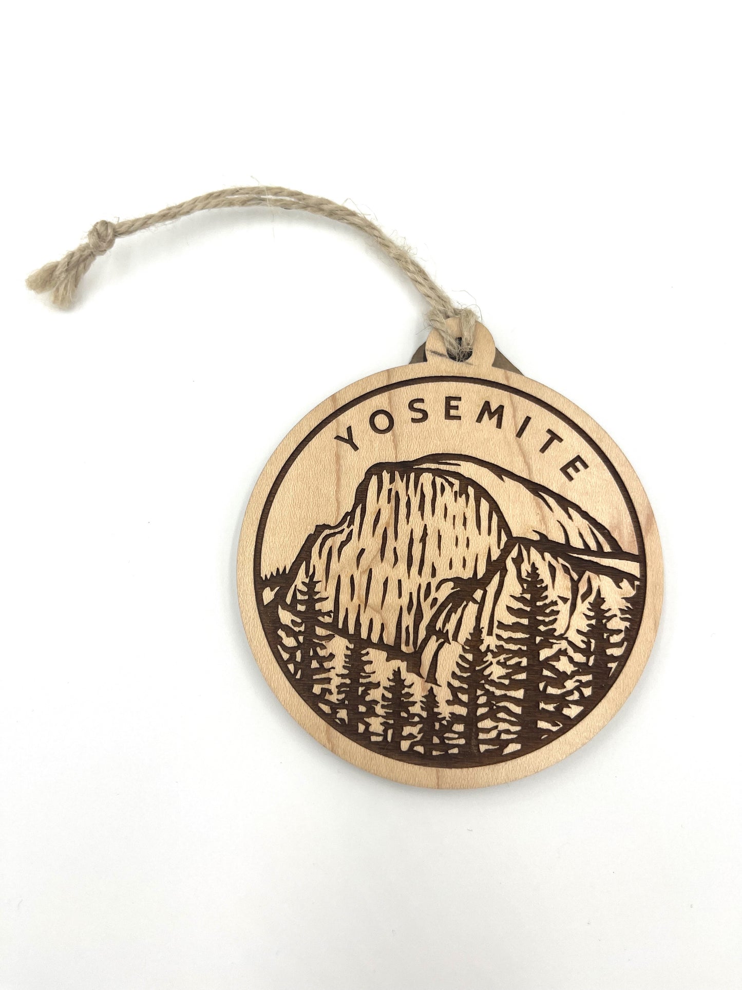 Yosemite Wooden Ornament